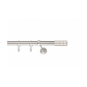 Galerie SIMPLA PRINDERE PERETE 25 MM -CILINDRU - crom mat