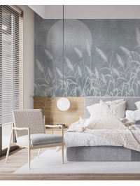 Fototapet personalizat fara imbinari Other Reed pentru living si dormitor